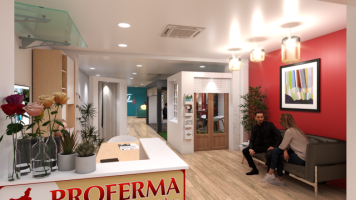 Proferma, image de la nouvelle boutique à Rethel dans le magazine Comm'une Découverte