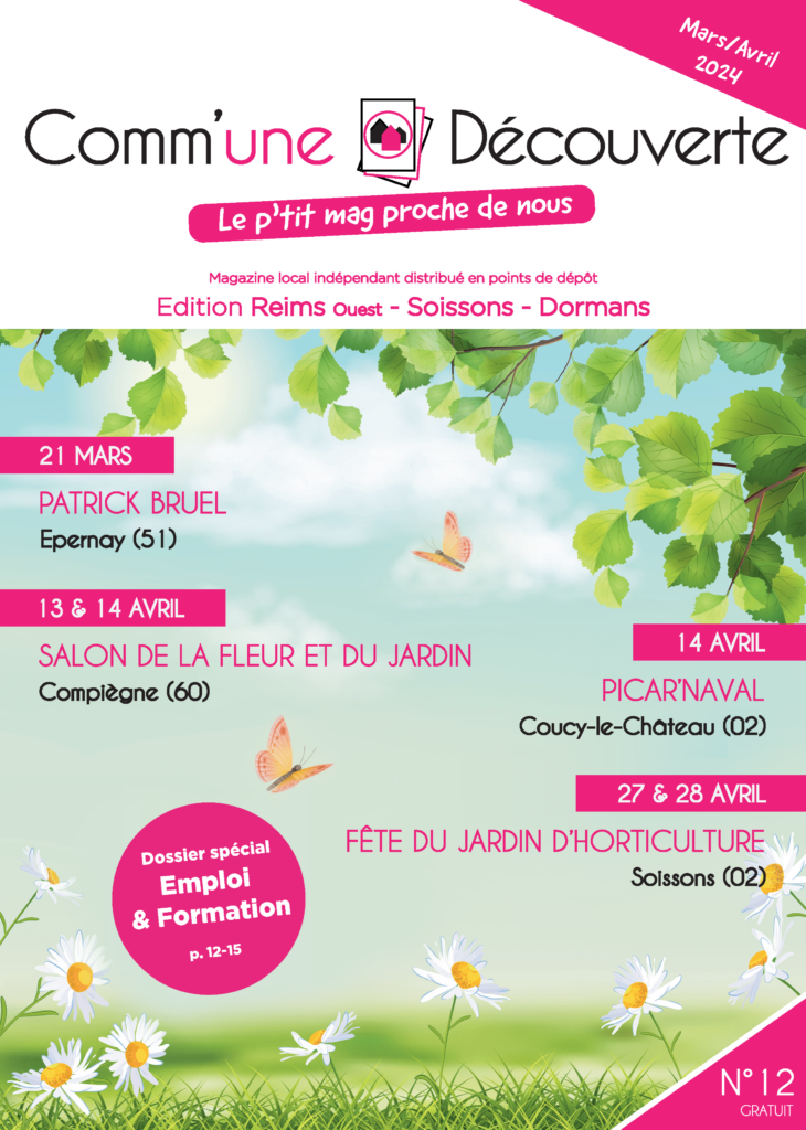 Nouveau N°12 Edition 2 Reims Ouest, Soissons, Dormans Comm'une Découverte Mars Avril